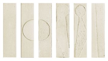 118620 Керамогранит Koine Alphabet Gesso 4,5x18,6 Settecento