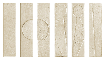 118621 Керамогранит Koine Alphabet Sabbia 4,5x18,6 Settecento