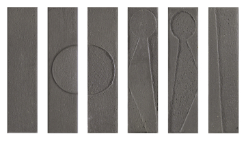 118625 Керамогранит Koine Alphabet Lava 4,5x18,6 Settecento