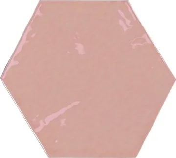 122082 Плитка ZELLIGE HEXA PINK 10,8x12,4 WOW