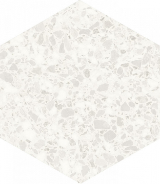123380 Керамогранит Terrazzo White 32x36.8 DNA Tiles