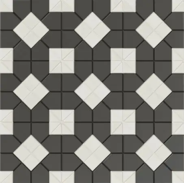 130013 Керамогранит Tesserae Suit B&W Plus 28x28 WOW