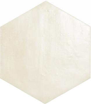 130057 Плитка Spark Hex Ivory Matte 15x17.3 DNA Tiles