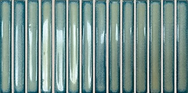 133481 Плитка Osaka Bars Green 12,5x25 DNA Tiles