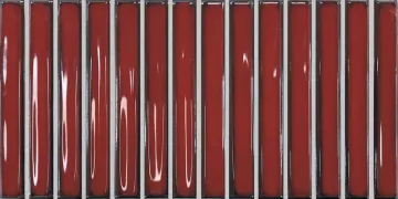133482 Плитка Osaka Bars Red 12,5x25 DNA Tiles