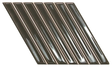135017 Плитка Spike Bars A Ebony 15x25,9 WOW