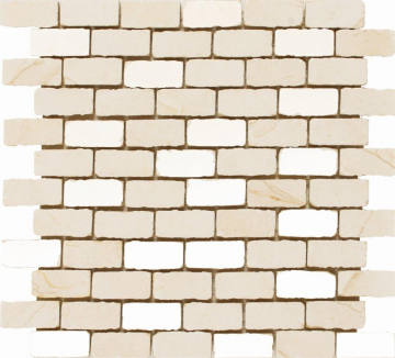 187587 Мозаика Mosaico Cremabella (29,5x32) 2,2x4,8 Dune