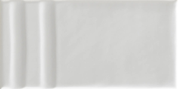 206014 Плитка Grooves White Glossy Decoro 7,5x15 La Fabbrica Ceramiche