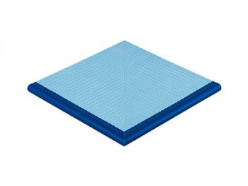 217-2027 DK Ступени Наружный угол противоскользящей угловая ступени-L Cobalt-Light Blue 30х30 Serapool