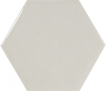 21912 Плитка Hexagon Scale Light Grey 10,7x12,4 EQUIPE