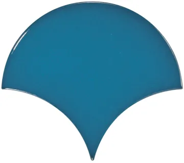 23841 Плитка Scale Fan Electric Blue 10,6х12 EQUIPE