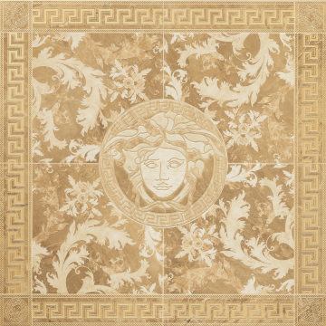 240422 Керамогранит MARBLE ROSONE ORO 117,2x117,2 Versace (Gardenia Orchidea)