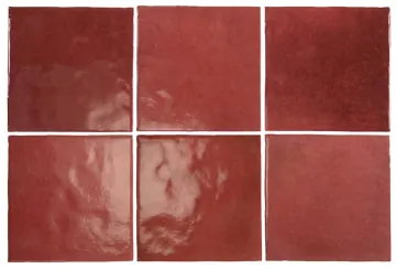 24457 Плитка Artisan Burgundy 13,2х13,2 EQUIPE