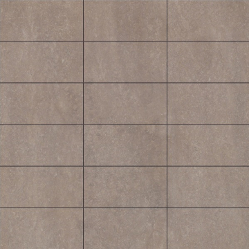 2705033 Мозаика Marmoker Lucido Travertino Noce Mosaico 5x10 29.5x29.5 Casalgrande Padana