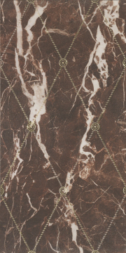 2791619 Керамогранит Marmoker Lucido Saint Laurent Decoro 29.5x59 Casalgrande Padana