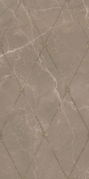 2791628 Керамогранит Marmoker Lucido Pulpis Tortora Decoro 29.5x59 Casalgrande Padana
