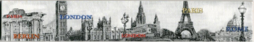 291201 Плитка Сириус Бордюр 6х40 PiezaROSA
