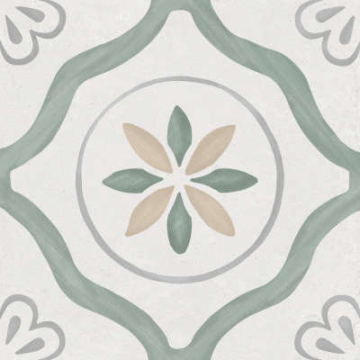 3386036157 Керамогранит Sirocco Green Petals 9mm R10 22.3x22.3 Harmony