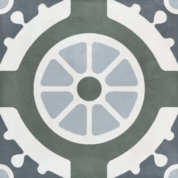 3386037275 Керамогранит Havana White Round R10 22.3x22.3 Harmony