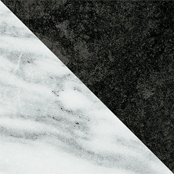 4101199 Керамогранит Flag Black White 18,6x18,6 41ZERO42