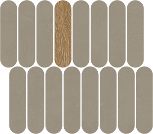 41QG Мозаика Mosaico Rockaway Gris R10 27x31 VIVES