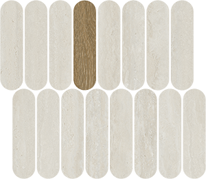 41SI Мозаика Mosaico Passy Blanco R10 27x31 VIVES