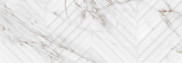 509231101 Плитка Calacatta Grey Struttura Linea R 24,2x70 Eletto Ceramica