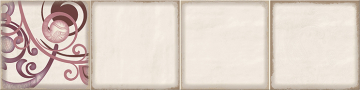 586842004 Плитка Faenza Wine Ornament Frise 2 15.6x63 Eletto Ceramica