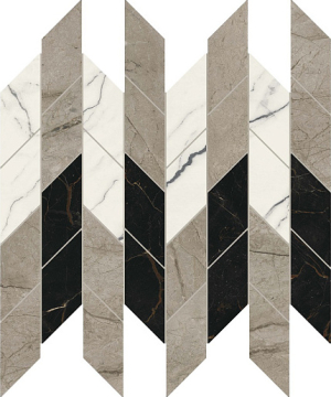 600110000974 Мозаика Forte dei Marmi Waterfall Lapp Mosaics 30,8x28,4 Atlas Concorde Russia