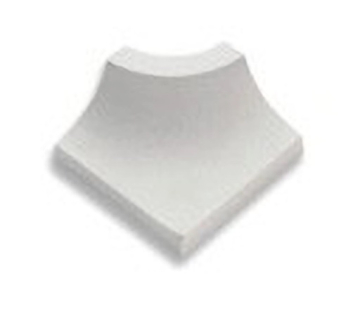 60120 Керамогранит Внутренний торцевой угол Unglazed 4x4 Serapool
