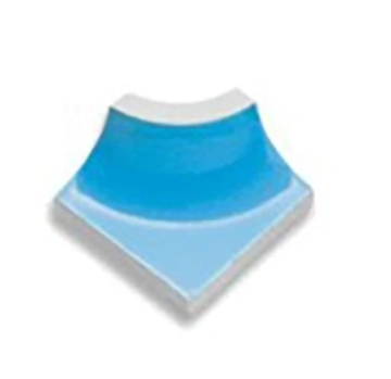 60121 Керамогранит Внутренний торцевой угол Light Blue 4x4 Serapool