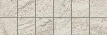 610090001118 Керамогранит Alpi Bianco Fascia Mosaico 10х30 ColiseumGres