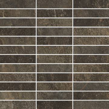 610110000356 Мозаика Genesis Mercury Brown Mosaico Grid 30x30 Italon