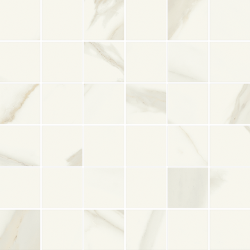 610110000911 Мозаика Metropolis Calacatta Gold Mosaico Nat 30x30 Italon