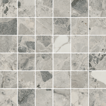 610110001024 Мозаика Continuum Stone Grey Mosaico 30x30 Italon