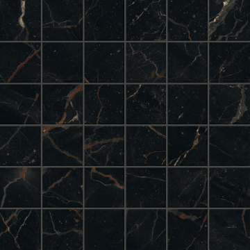 610110001063 Мозаика Forte dei Marmi Ombra di Caravaggio Mosaic Cer 30x30 Atlas Concorde Russia