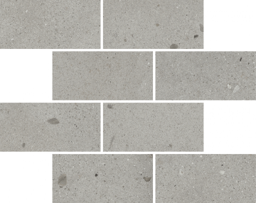 610110001213 Мозаика Avantgarde Silver Mini Brick 23.7x29.5 Italon