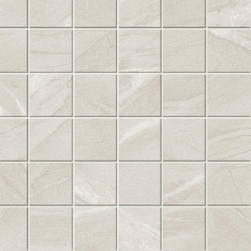 610110001307 Мозаика Forte dei Marmi Rock Tiffany White Mosaic 30x30 Atlas Concorde Russia