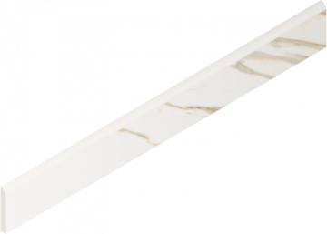 610130007450 Керамогранит Stellaris Calacatta Gold Battiscopa Nat 7.2x60 Italon