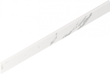610130007463 Керамогранит Stellaris Statuario White Battiscopa Nat 7.2x80 Italon