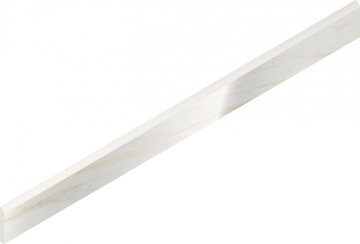 610130007474 Керамогранит Stellaris Carrara Ivory Battiscopa Lux 7.2x80 Italon