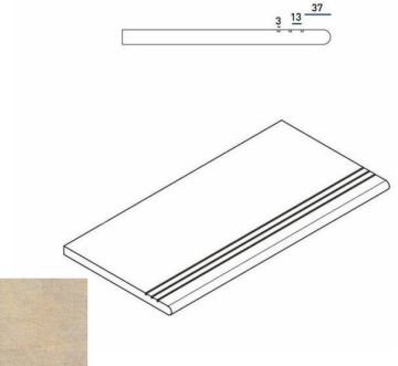 620040000039 Ступени SAND GRADINO ROUND GRIP SX 30x60 Italon