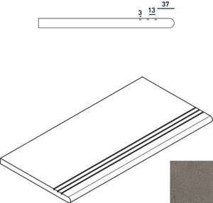620040000159 Ступени Fume Gradino Round Grip Dx 30x60 Italon