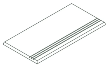 620040000266 Ступени Cosmos X2 Grey Gradino Round Grip SX 30x120 Italon