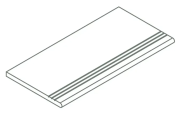 620040000296 Ступени Аура X2 Классик Оак Ступень Закругленная Грип 30x120 Italon