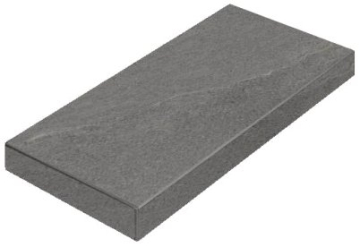 620070000676 Ступени Contempora Carbon Scalino Angolare Sinistro 33x120 Italon