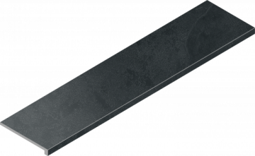 620070000809 Ступени Materia Titanio Scalino Angolare Destro 120 33x120 Italon