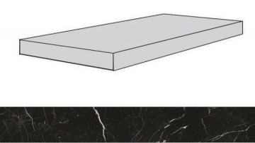620070001738 Ступени Allure Imperial Black Scalino Angolare Sx/Аллюр Империал Блэк 33X120 Atlas Concorde Russia