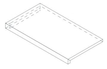 620070001827 Ступени Drift White Scalino Angolo Dx 33x60 Atlas Concorde Russia