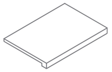 620070002174 Ступени Metropolis Royal Ivory Scalino Frontale Nat 33x120 Italon